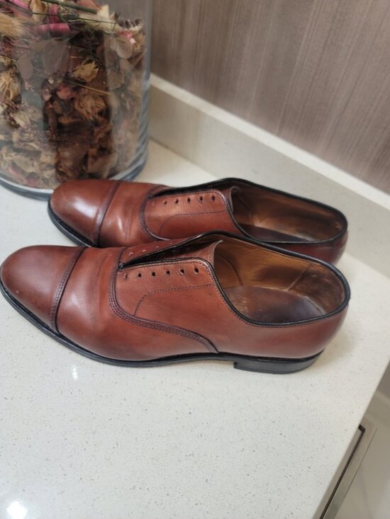 Allen Edmonds Park Avenue Cap Toe Oxford Dress Shoes Sz 9 D Bordeaux Leather main image 9